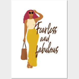 Fearless and fabulous Posters and Art